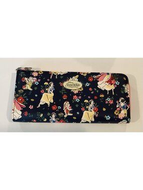 Disney SNOW WHITE and the SEVEN DWARFS Zippered WALLET Clutch PURSE Card Holder